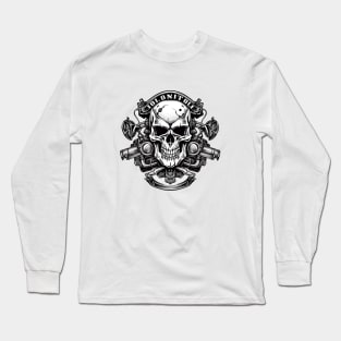 Garage Skull Design Long Sleeve T-Shirt